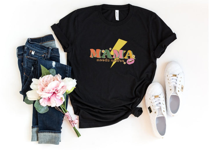 Shirts & Tops-Mama Needs Coffee T-Shirt-S-Black-Jack N Roy