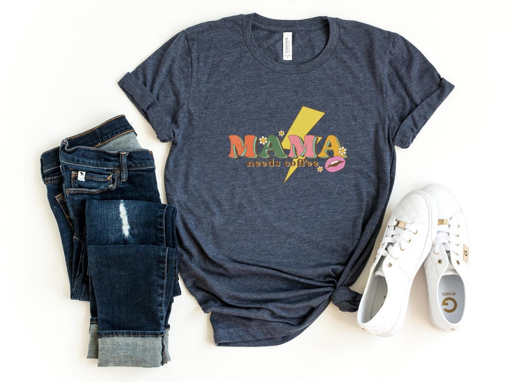 Shirts & Tops-Mama Needs Coffee T-Shirt-S-Heather Navy-Jack N Roy