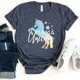 T-Shirt-Mama Unicorn T-Shirt-S-Heather Navy-Jack N Roy