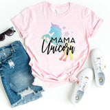 T-Shirt-Mama Unicorn T-Shirt-S-Pink-Jack N Roy