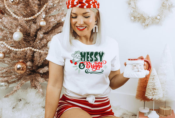 T-Shirt-Messy & Bright T-Shirt-Jack N Roy
