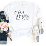 T-Shirt-Mom Of Both T-Shirt-S-White-Jack N Roy