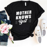 T-Shirt-Mother Knows Best T-Shirt-S-Black-Jack N Roy