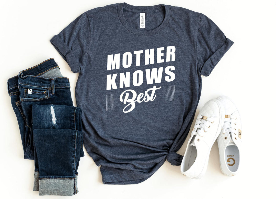 Shirts & Tops-Mother Knows Best T-Shirt-S-Heather Navy-Jack N Roy