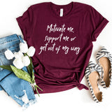 T-Shirt-Motivate me - Support me T-Shirt-S-Maroon-Jack N Roy