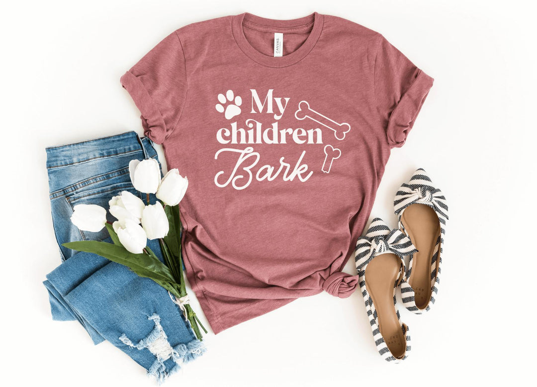 Shirts & Tops-My Children Bark T-Shirt-S-Heather Mauve-Jack N Roy