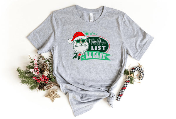 T-Shirt-Naughty List Legend T-Shirt-S-Athletic Heather-Jack N Roy