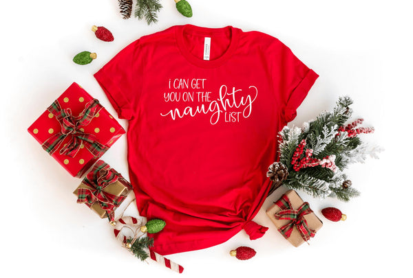 T-Shirt-Naughty List T-Shirt-S-Red-Jack N Roy