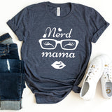 T-Shirt-Nerd Mama T-Shirt-S-Heather Navy-Jack N Roy