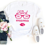 T-Shirt-Nerd Mama T-Shirt-S-White-Jack N Roy