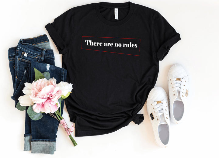 Shirts & Tops-No Rules T-Shirt-S-Black-Jack N Roy