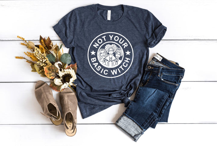 Shirts & Tops-Not Your Basic Witch T-Shirt-S-Heather Navy-Jack N Roy
