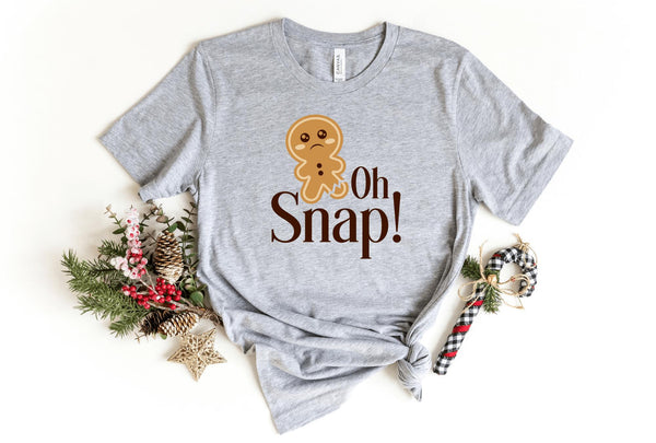 T-Shirt-Oh Snap! T-Shirt-S-Athletic Heather-Jack N Roy