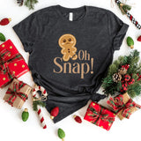 T-Shirt-Oh Snap! T-Shirt-S-Dark Grey Heather-Jack N Roy