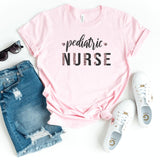 T-Shirt-Pediatric Nurse T-Shirt-S-Pink-Jack N Roy