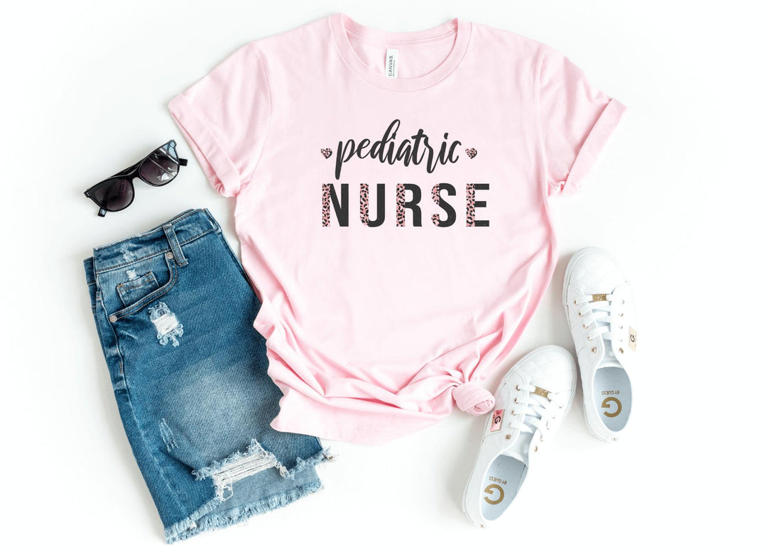 Shirts & Tops-Pediatric Nurse T-Shirt-S-Pink-Jack N Roy