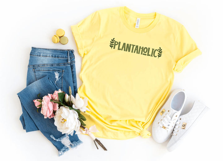 Shirts & Tops-Plantaholic T-Shirt-S-Yellow-Jack N Roy
