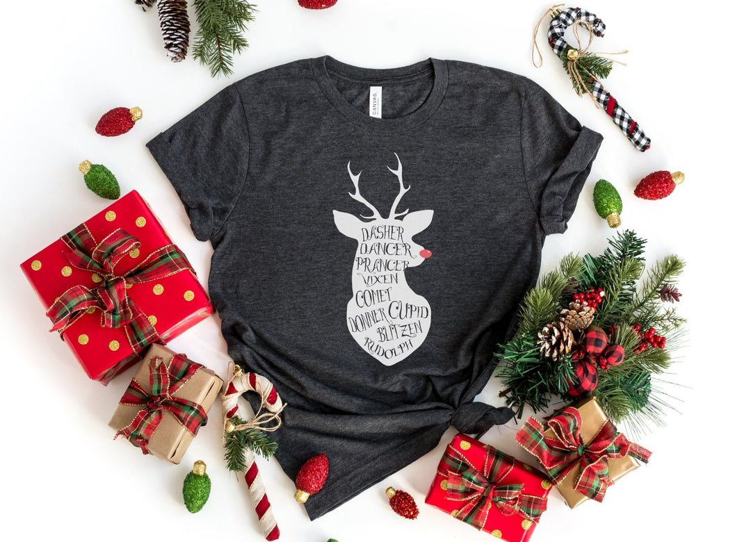 Shirts & Tops-Rudolph T-Shirt-S-Dark Grey Heather-Jack N Roy