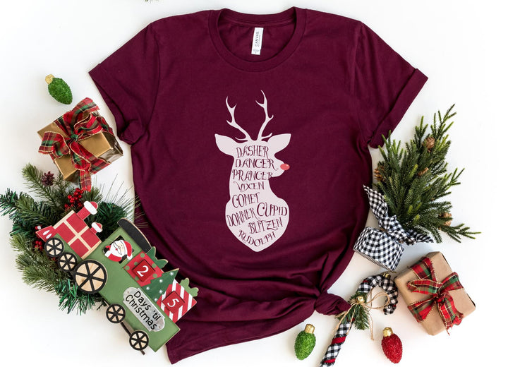 Shirts & Tops-Rudolph T-Shirt-S-Maroon-Jack N Roy