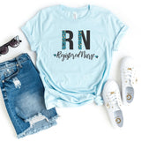 T-Shirt-Registered Nurse T-Shirt-S-Heather Ice Blue-Jack N Roy
