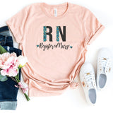 T-Shirt-Registered Nurse T-Shirt-S-Heather Peach-Jack N Roy