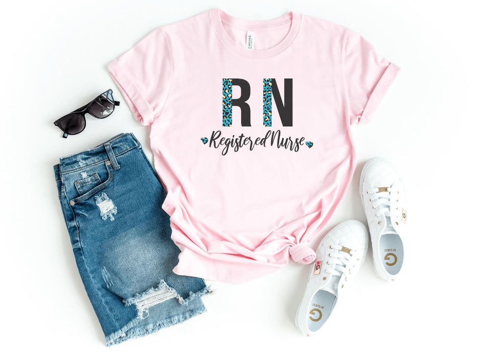 Shirts & Tops-Registered Nurse T-Shirt-S-Pink-Jack N Roy
