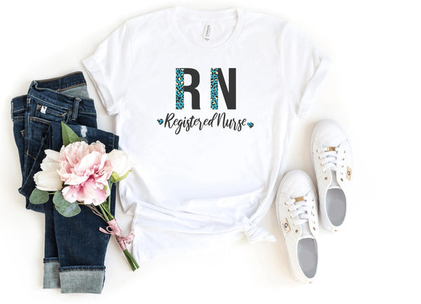 T-Shirt-Registered Nurse T-Shirt-S-White-Jack N Roy