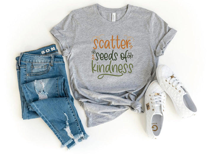 Shirts & Tops-Scatter Seeds Of Kindness T-Shirt-S-Athletic Heather-Jack N Roy