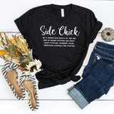 T-Shirt-Side Chick T-Shirt-S-Black-Jack N Roy