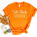 T-Shirt-Side Chick T-Shirt-S-Orange-Jack N Roy