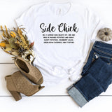 T-Shirt-Side Chick T-Shirt-S-White-Jack N Roy