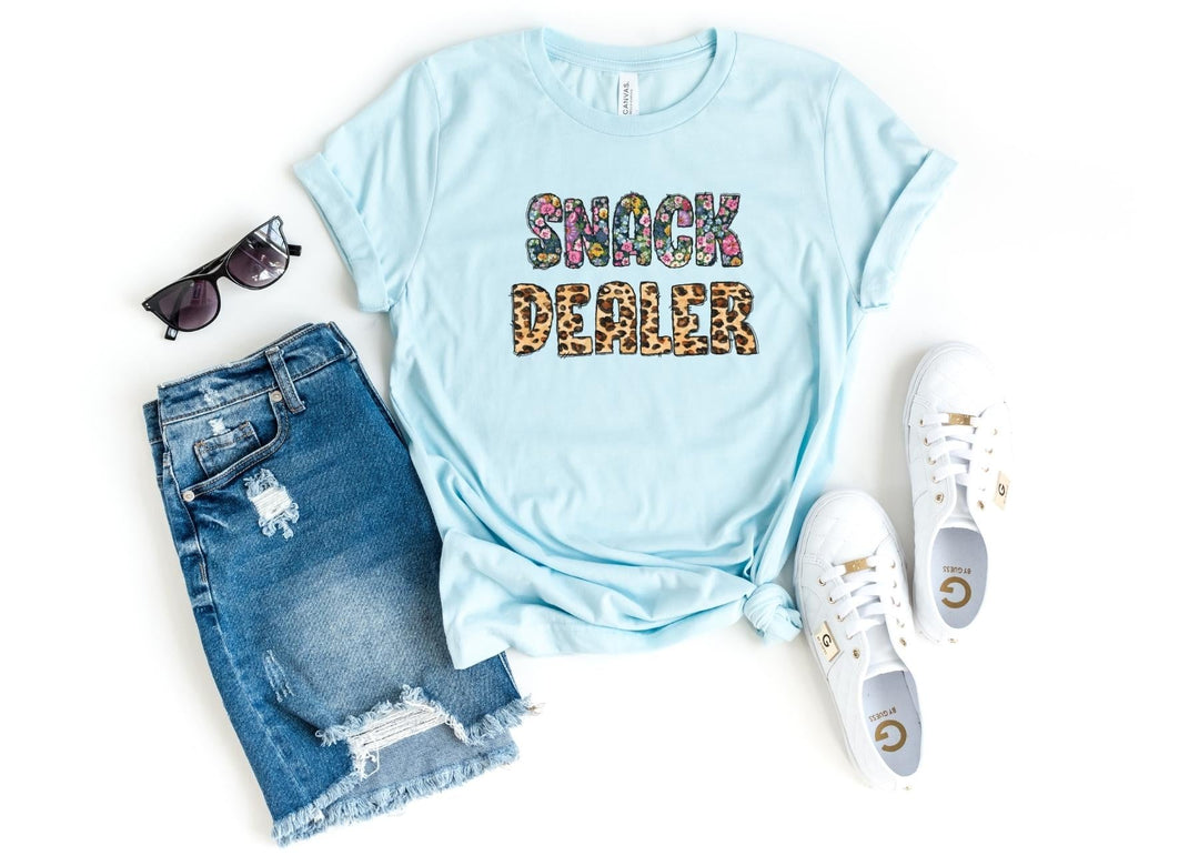 Shirts & Tops-Snack Dealer T-Shirt-S-Heather Ice Blue-Jack N Roy