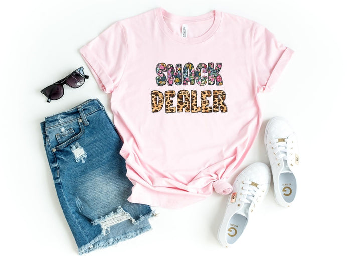 Shirts & Tops-Snack Dealer T-Shirt-S-Pink-Jack N Roy