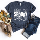 T-Shirt-Spooky T-Shirt-S-Heather Navy-Jack N Roy