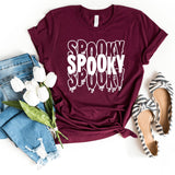 T-Shirt-Spooky T-Shirt-S-Maroon-Jack N Roy