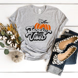 T-Shirt-Spooky Vibes T-Shirt-S-Athletic Heather-Jack N Roy