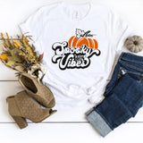 T-Shirt-Spooky Vibes T-Shirt-S-White-Jack N Roy