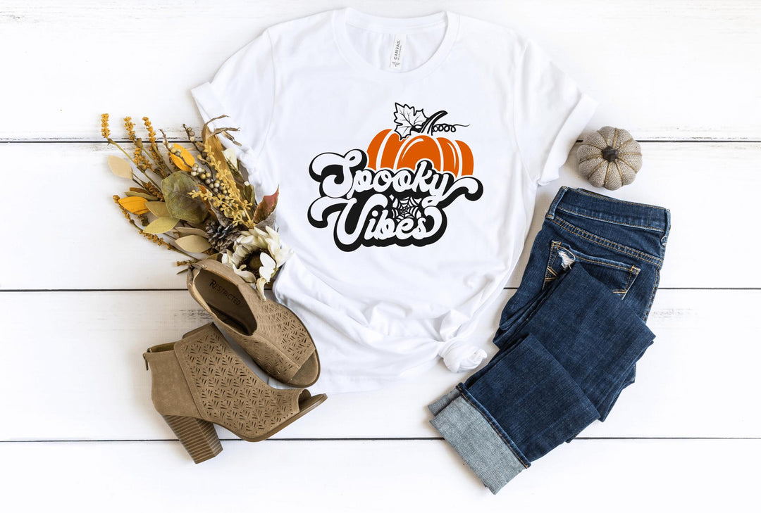 Shirts & Tops-Spooky Vibes T-Shirt-S-White-Jack N Roy