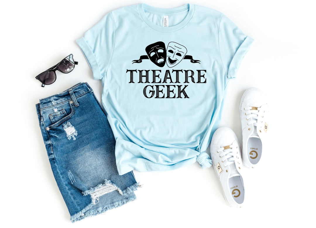Shirts & Tops-Theatre Geek T-Shirt-S-Heather Ice Blue-Jack N Roy