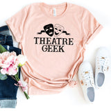 T-Shirt-Theatre Geek T-Shirt-S-Heather Peach-Jack N Roy