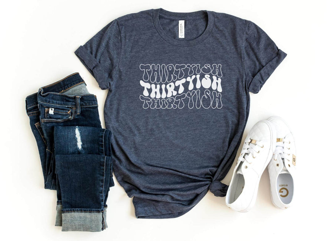 Shirts & Tops-ThirtyISH T-Shirt-S-Heather Navy-Jack N Roy