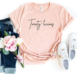 T-Shirt-Twenty-licious T-Shirt-S-Heather Peach-Jack N Roy