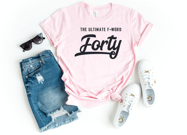 T-Shirt-Ultimate F Word T-Shirt-S-Pink-Jack N Roy