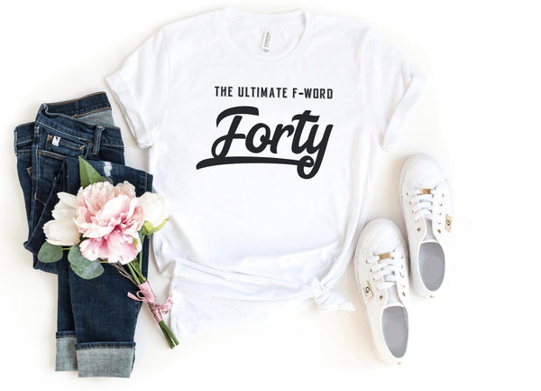 T-Shirt-Ultimate F Word T-Shirt-S-White-Jack N Roy
