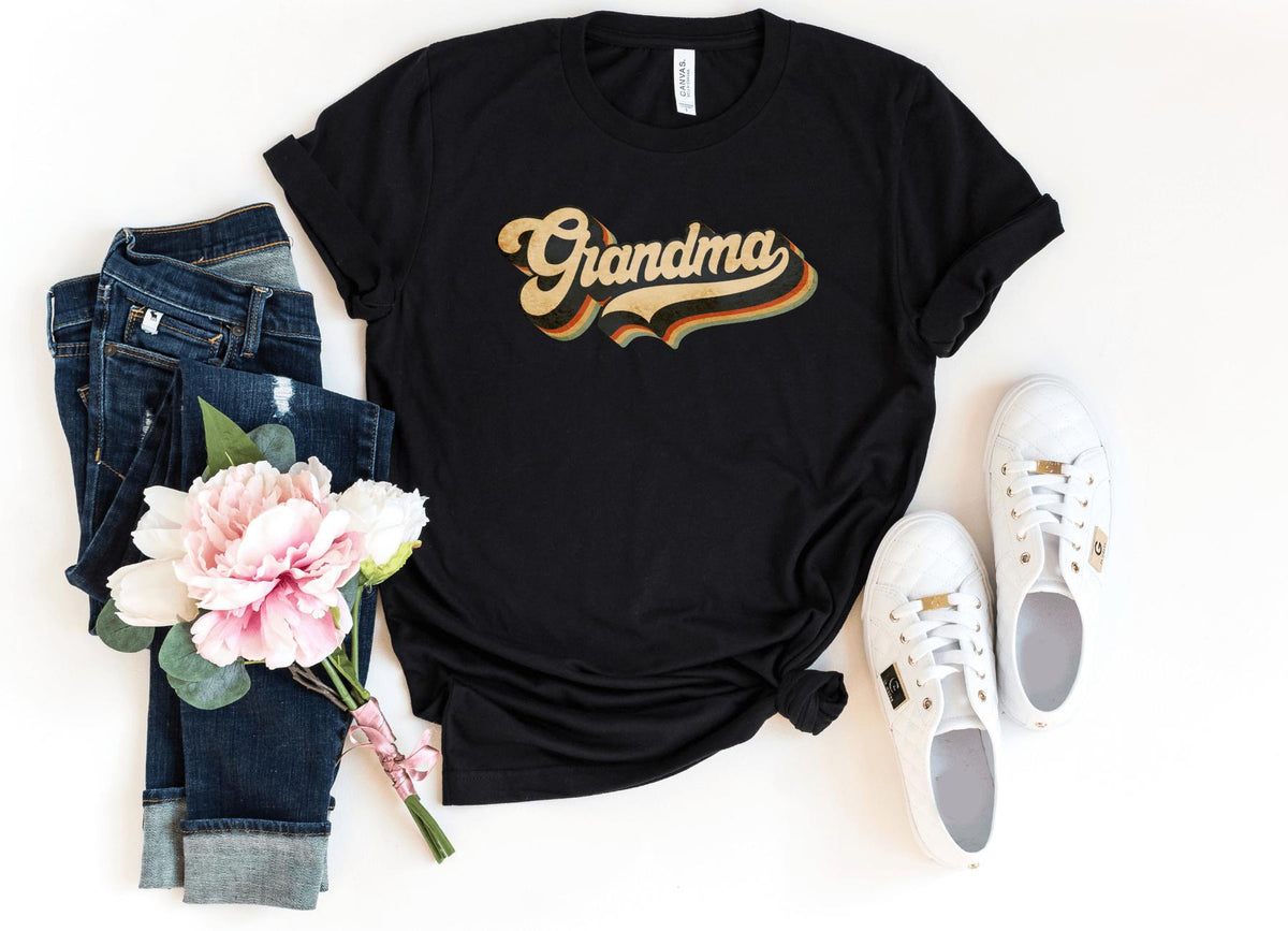 T-Shirt-Vintage Grandma T-Shirt-S-Black-Jack N Roy