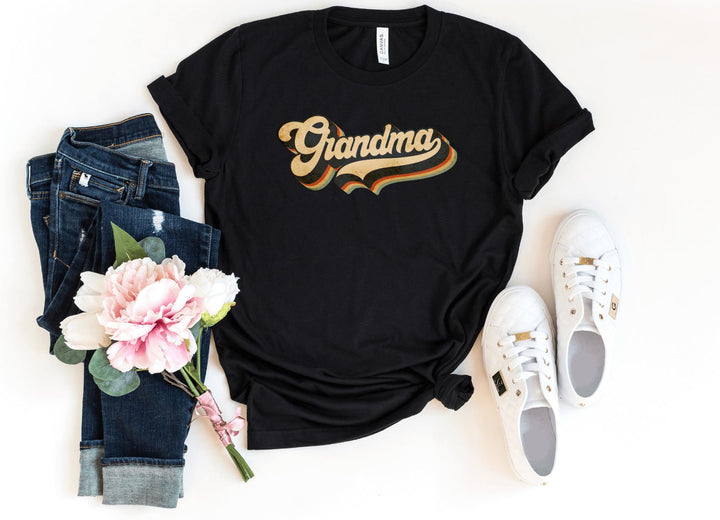 Shirts & Tops-Vintage Grandma T-Shirt-S-Black-Jack N Roy