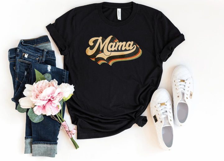 Shirts & Tops-Vintage Mama T-Shirt-S-Black-Jack N Roy