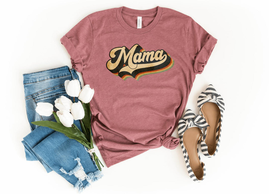 Shirts & Tops-Vintage Mama T-Shirt-S-Heather Mauve-Jack N Roy