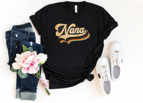 T-Shirt-Vintage Nana T-Shirt-S-Black-Jack N Roy
