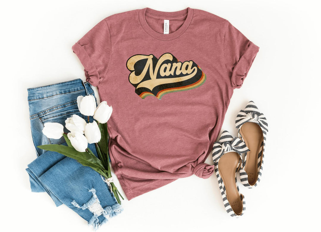 Shirts & Tops-Vintage Nana T-Shirt-S-Heather Mauve-Jack N Roy